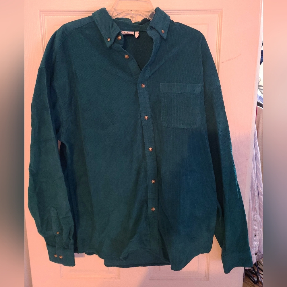 Asos Design Courderoy Button Up Shirt